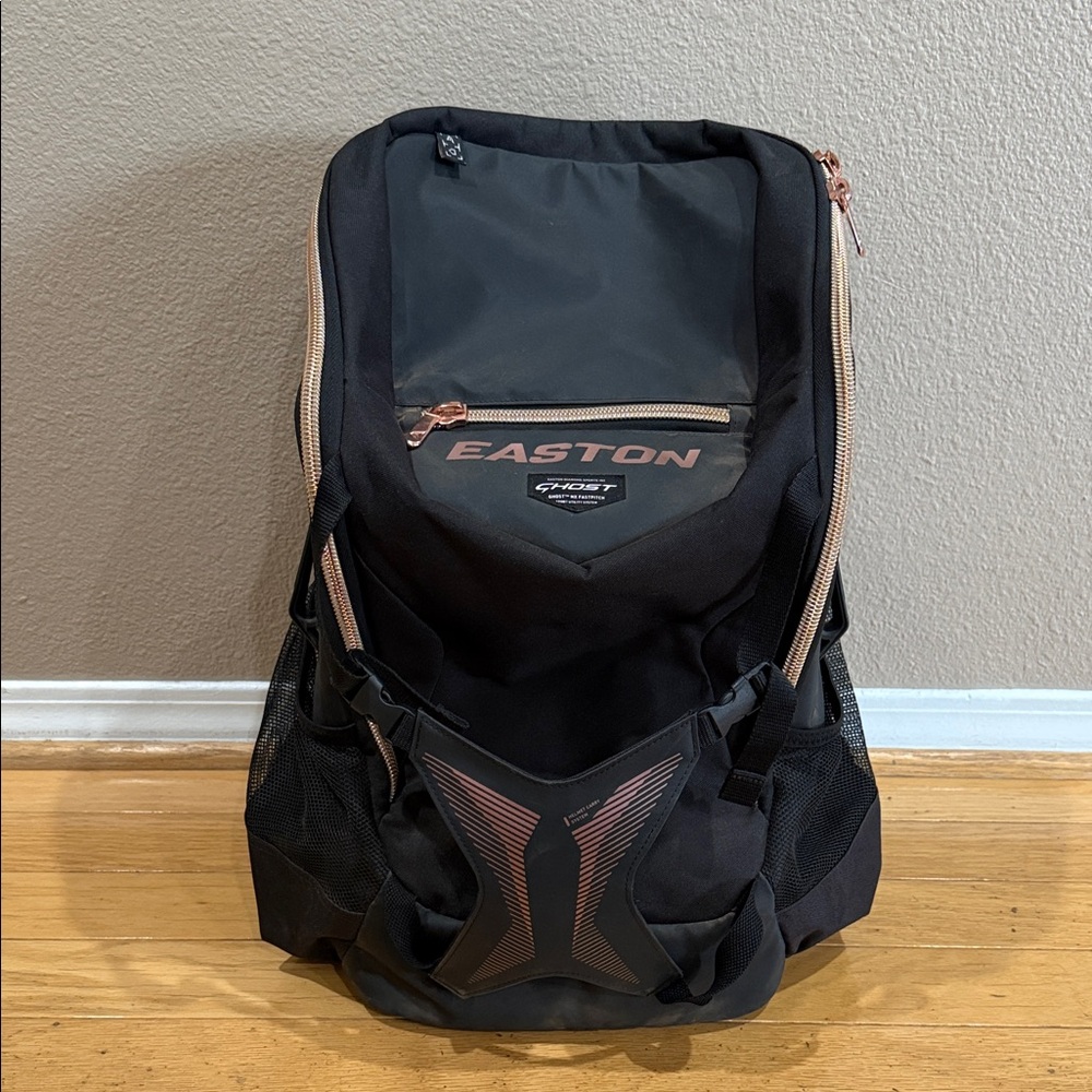 Easton Ghost Black and Rose Gold Softball Bag